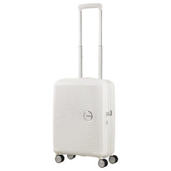 American Tourister Soundbox 4-Wheel 55cm Cabin Case Pure White